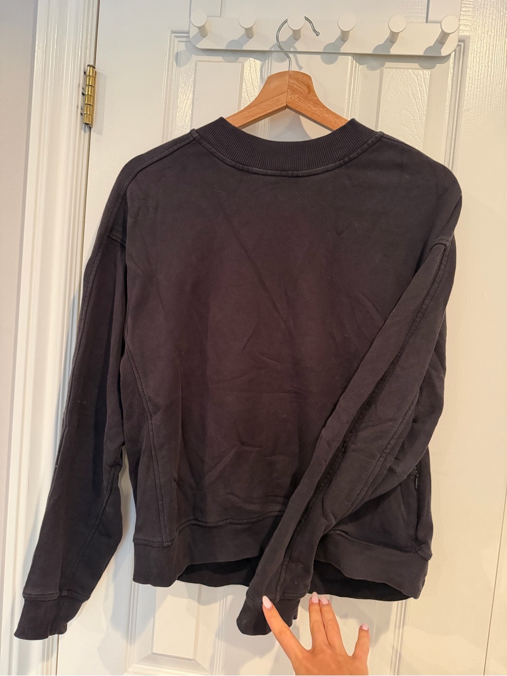 lululemon athletica Black Crewneck Sweatshirt